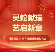 灵蛇献瑞 艺启新章 | 利来国际app集团2025年度盛典暨表彰大会